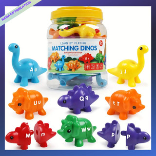 Đồ Chơi Động Cơ Một Mặt Phù Hợp Với Chữ Cái, Trò Chơi Học Tập abc Khủng Long Phù Hợp Với Bé Trai Và Bé Gái Mầm Non montessori