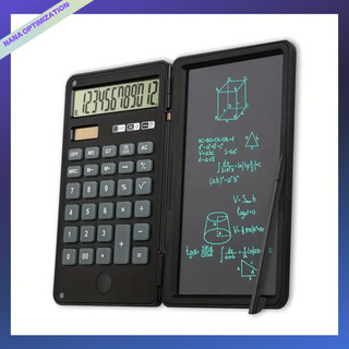 Máy Tính Cầm Tay 12 Vị Trí Với Màn Hình lcd 6-inch Có Thể Gấp Gọn Sử Dụng Năng Lượng Mặt Trời Và Pin Dành Cho Học Sinh / Văn Phòng