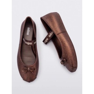 Giày Nữ Melissa Brazil 2025 Mới Jelly Grandmother Giày Đế Bằng Tối Giản Ballet Headband Giày Đơn