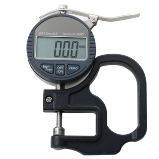Máy đo độ dày kỹ thuật số có độ chính xác cao 0,01mm 0-12.7mm LCD Micromet Độ dày phần trăm Máy đo độ cao Micrometro