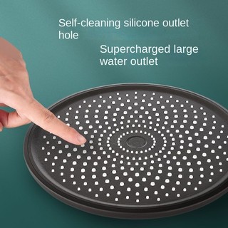 Đầu Vòi Hoa Sen 23cm Màu Đen Chất Lượng Cao