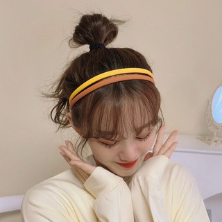 Băng Đô Cài Tóc Viền Rộng Chống Trượt Kiểu Hàn Quốc Đơn Giản