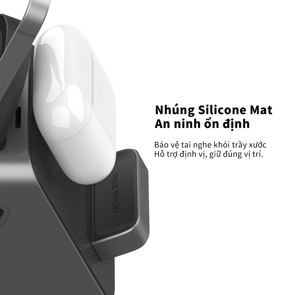 Đế Sạc Không Dây Orsen W8 3 Trong 1 15W Có Nam Châm Chữ C Cho Đồng Hồ Thông Minh | BigBuy360 - bigbuy360.vn
