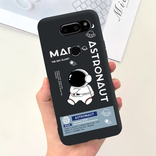 Ốp Điện Thoại Silicon Dẻo Viền Đen Họa Tiết Hoạt Hình Dễ Thương Cho LG V30 V 30 / V30 Plus / V30S ThinQ H930 LGV30 6.0 inch