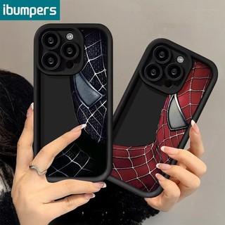 ibumpers Ốp lưng Iphone Ngầu Thời trang Spiderman Ốp điện thoại Dày dặn Chống rơi Silicone Mềm Chống Sốc Chống bẩn Cho Iphone 15 14 12 13 11 Pro Max IP 7 8 Plus Iphon X XS XR Xs Max