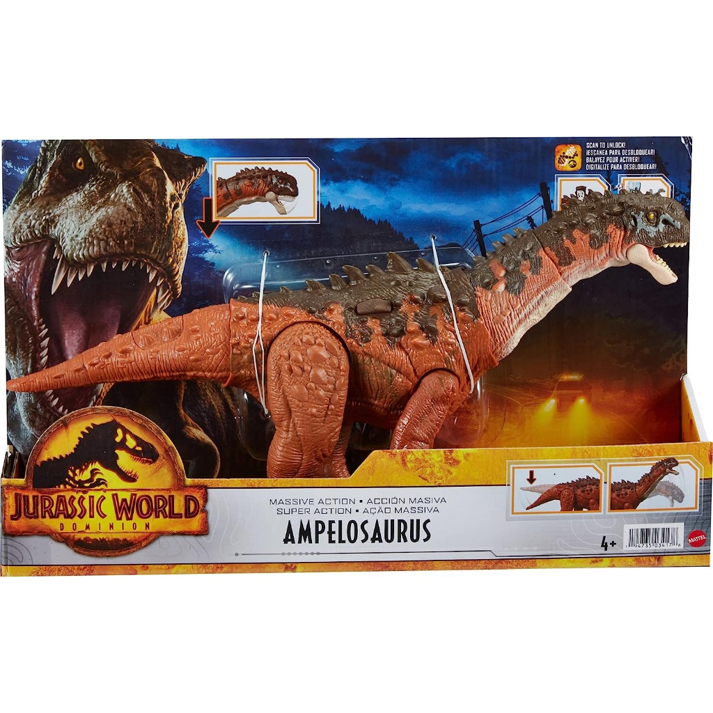 Jurassic World Dominion Massive Action Ampelosaurus Dinosaur