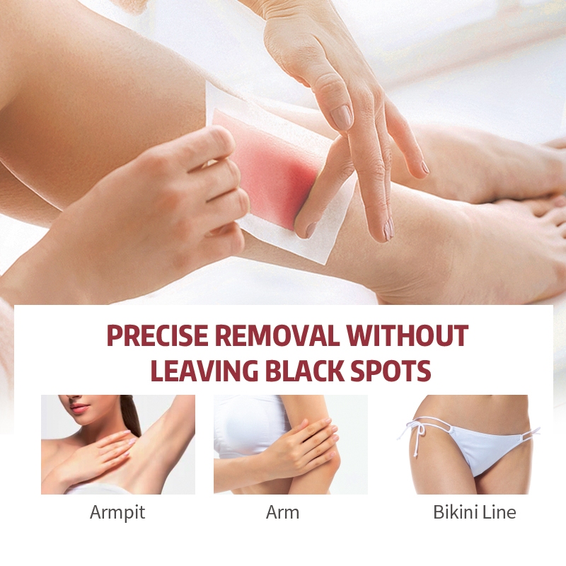 Ảnh Bộ 60 Miếng Dán Wax Lông Cơ Thể Tiện Dụng kem tẩy lông mặt Kem Tẩy Lông Mặt Miếng Wax Ria Mép Tẩy Ria Mép 4