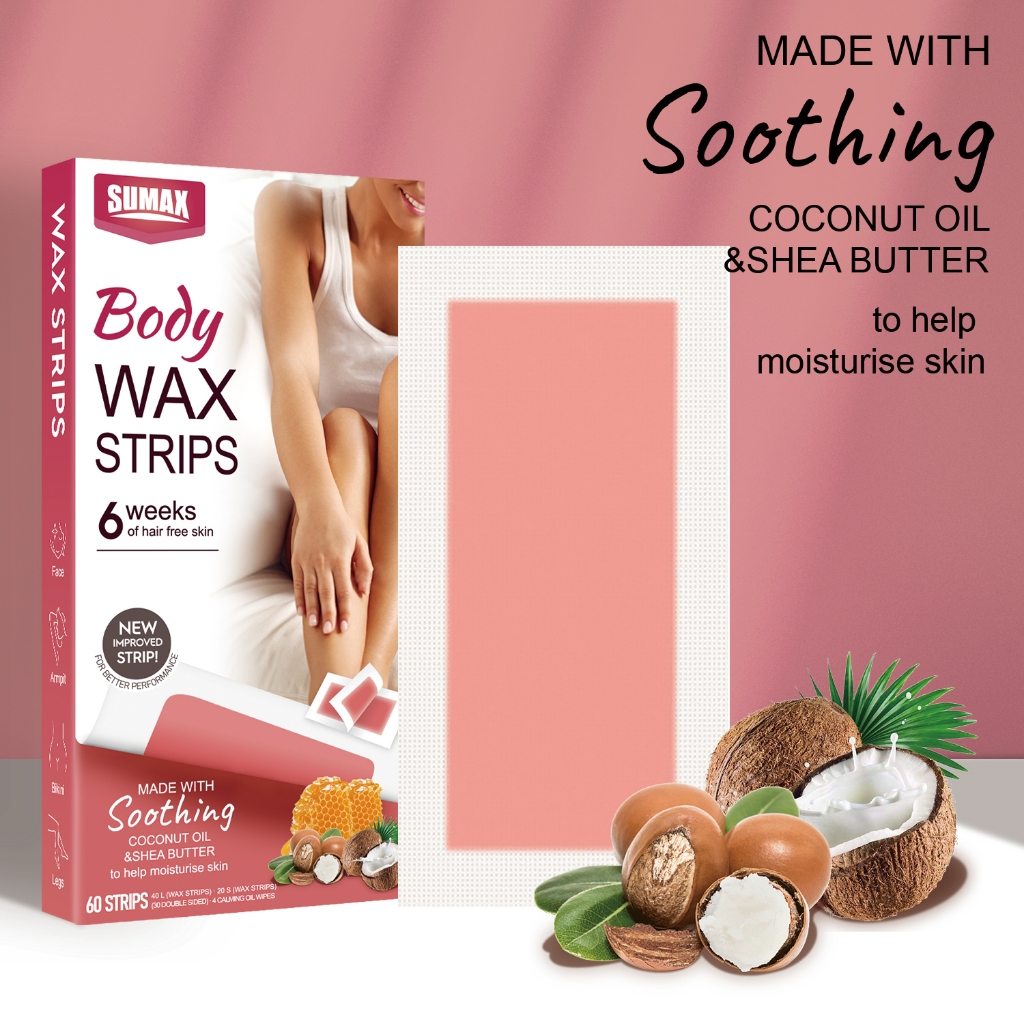 Ảnh Bộ 60 Miếng Dán Wax Lông Cơ Thể Tiện Dụng kem tẩy lông mặt Kem Tẩy Lông Mặt Miếng Wax Ria Mép Tẩy Ria Mép 1