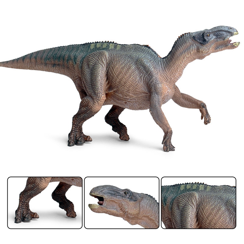 Đồ chơi khủng long Jurassic Mô phỏng khủng long rắn Mô hình iguanodon Động vật nhận thức Nhựa Trang trí mô hình