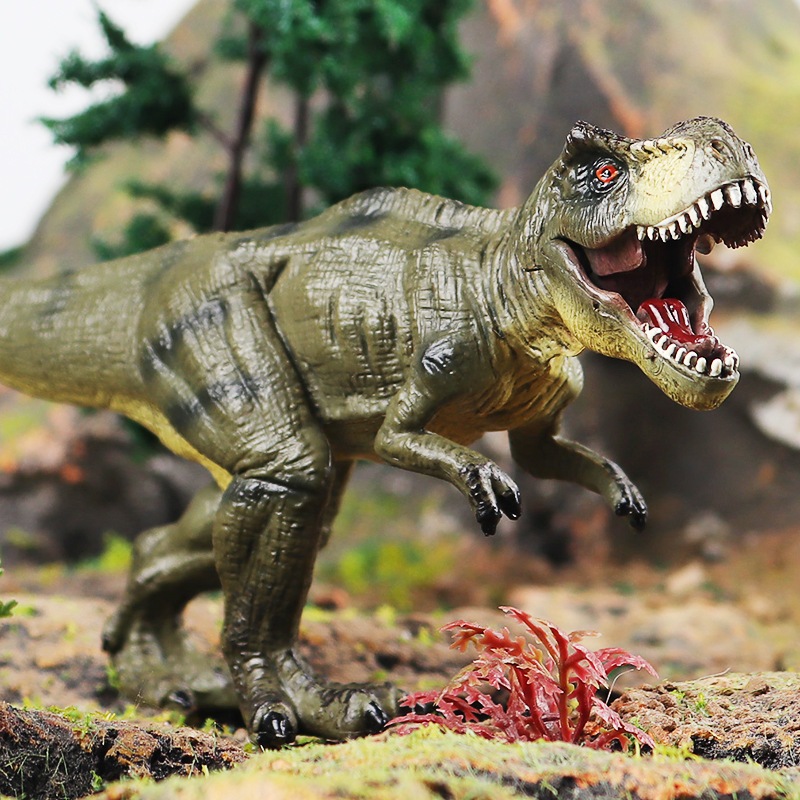 Kỷ Jura Rắn Khủng Long Đồ Chơi Mô Phỏng Nhựa Mô Hình Động Vật Trẻ Em Đi Bộ Tyrannosaurus Rex Bé Trai Quà Tặng