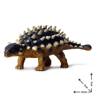 Mô phỏng mô hình khủng long kỷ Jura tĩnh rắn ankylosaurus đồ chơi khủng long trẻ em động vật trang trí tay cầm