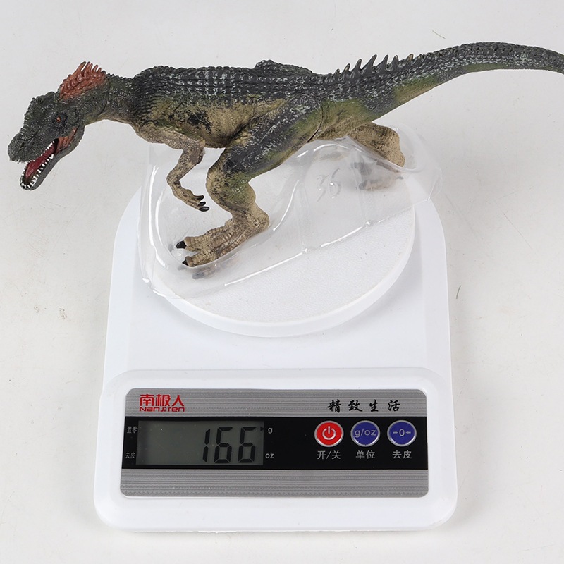 Mô phỏng kỷ Jura Mô hình thế giới khủng long tĩnh Allosaurus Đồ chơi khủng long bằng nhựa lớn rắn