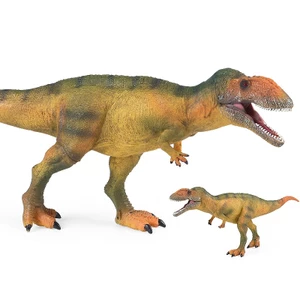 Trẻ em mô phỏng động vật khủng long mô hình tĩnh lớn Carcharodontosaurus tyrannosaurus rex cậu bé đồ chơi nhựa trang trí cảnh