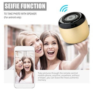 Loa Bluetooth Không Dây Âm Thanh Siêu Trầm Chất Liệu Kim Loại Cho Điện Thoại Di Động DNDV