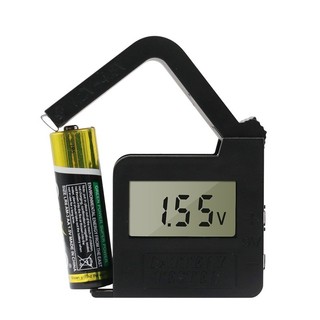 Công cụ chẩn đoán dung lượng pin Lithium kỹ thuật số Kiểm tra màn hình LCD 1.5V 9 V AAA Nút kiểm tra pin Máy kiểm tra điện áp đa năng