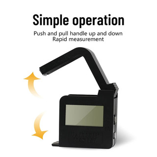 Công cụ chẩn đoán dung lượng pin Lithium kỹ thuật số Kiểm tra màn hình LCD 1.5V 9 V AAA Nút kiểm tra pin Máy kiểm tra điện áp đa năng