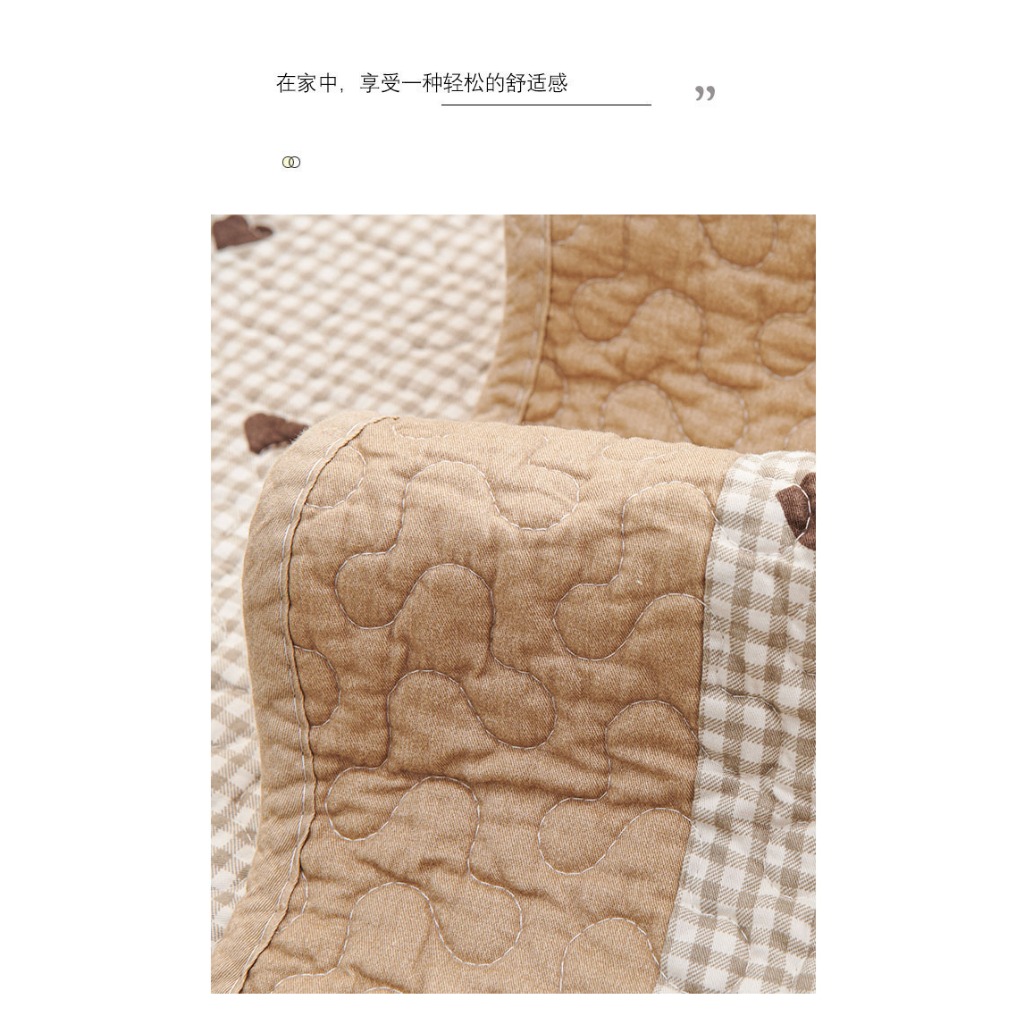 Vỏ Bọc Đệm Ghế Sofa Bằng Cotton Trơn Chống Trượt Chống Trầy Xước Kiểu Bắc Âu Hiện Đại