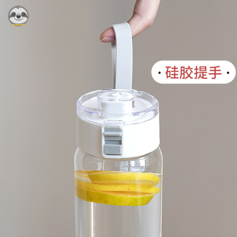 Cốc nước di động phong cách Nhật Bản Muji, trong suốt, thân thiện môi trường, dùng cho cà phê, trà