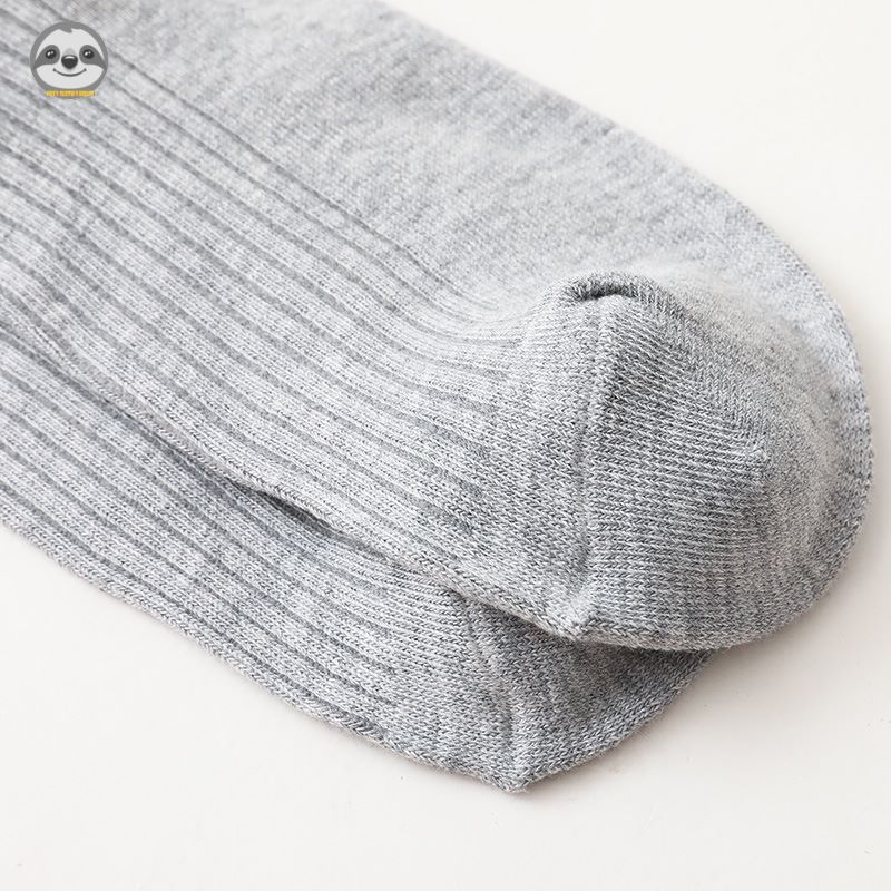 [2 Đôi] Phong cách Nhật Bản Muji / Tất ống giữa họa tiết đen tối dành cho nam / Tất Cotton thông thường cho nam / Vớ công sở / Tất thấm mồ hôi thoáng khí