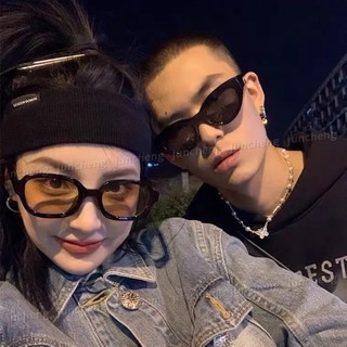 Retro Kính Mát Nữ Nhựa Hình Bầu Dục Nhỏ Kính Nam Hồng Đen Kính Chống Nắng Nữ Nam Lentes