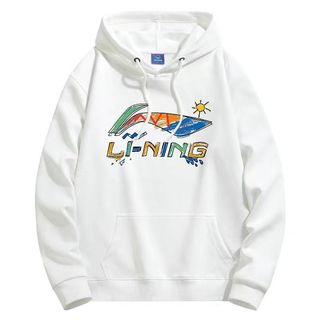 LI NING Áo Khoác Thể Thao Nam Nữ Thu Đông Dáng Rộng Mới
