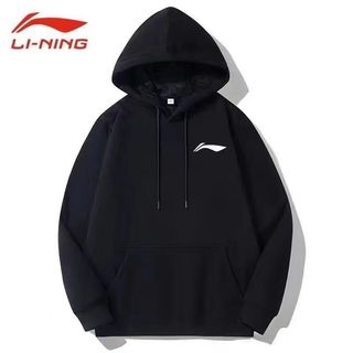 LI NING Áo Khoác Thể Thao Nam Nữ Thu Đông Dáng Rộng Mới