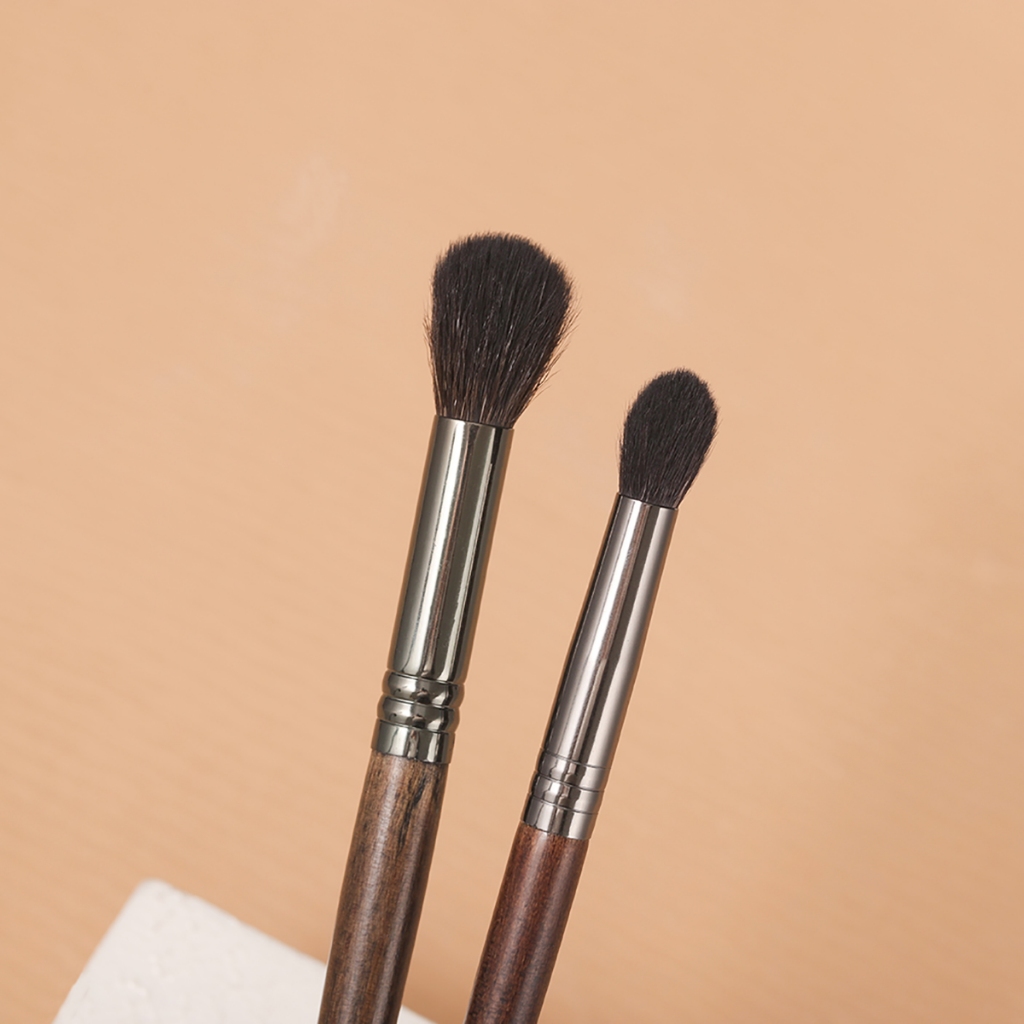 Ảnh 【OVW】Set 2 cọ tán bóng mắt XQ0711 bằng lông dê chuyên nghiệp 3