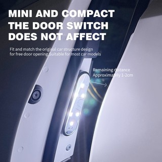 Đèn Led Tín Hiệu Cảnh Báo Mở Cửa Xe Hơi Từ Tính Đa Năng Chống Va Chạm An Toàn