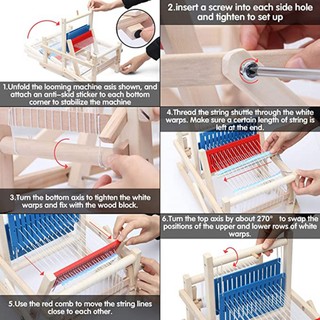 [Cuticate]Đồ Chơi Đan Len Truyền Thống Bằng Gỗ Szlinyou1