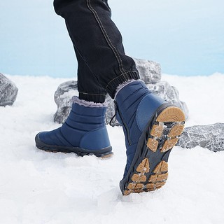 Hokkaido Giày Bốt Đi Tuyết Lót Cotton Chống Nước Chống Lạnh Giữ Ấm Mùa Đông Thời Trang Cho NamChống cao...