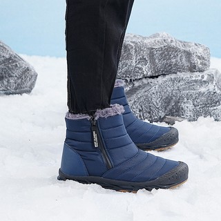 Hokkaido Giày Bốt Đi Tuyết Lót Cotton Chống Nước Chống Lạnh Giữ Ấm Mùa Đông Thời Trang Cho NamChống cao...