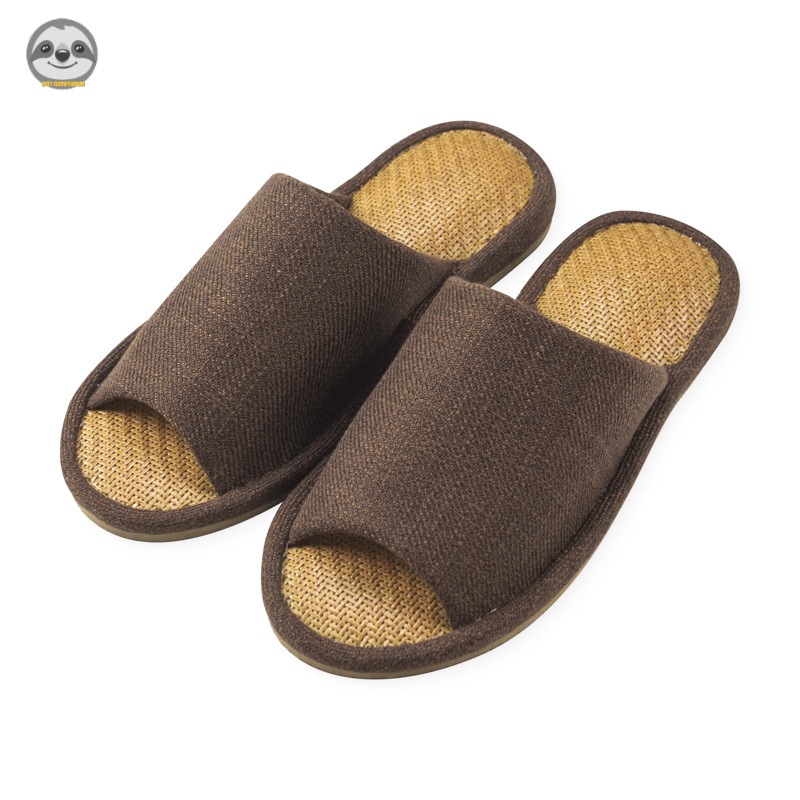 Dép gia đình phong cách Nhật Bản Muji, đế bệt, chống thấm nước, dùng trong nhà