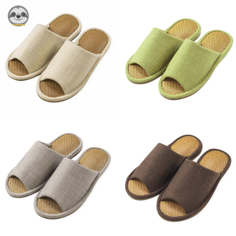 Dép gia đình phong cách Nhật Bản Muji, đế bệt, chống thấm nước, dùng trong nhà