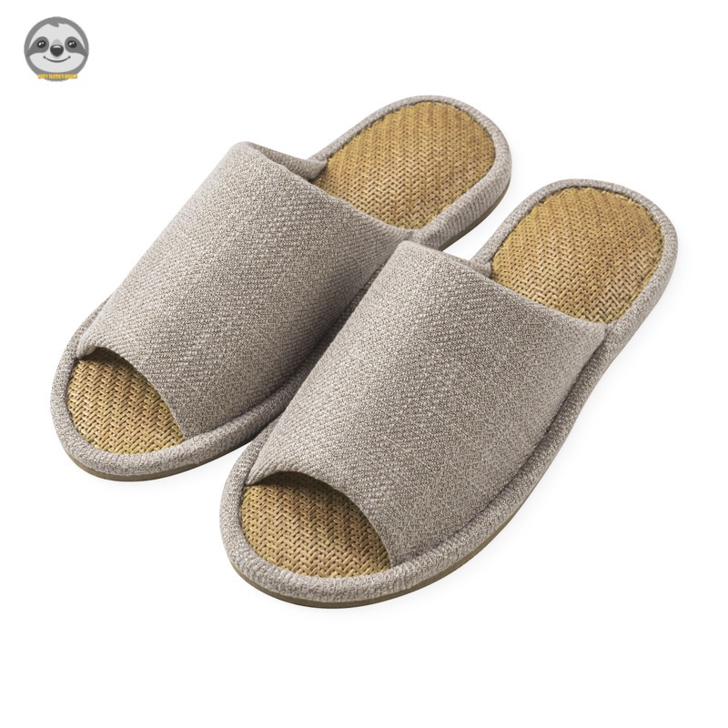 Dép gia đình phong cách Nhật Bản Muji, đế bệt, chống thấm nước, dùng trong nhà