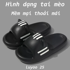 Dép Đi Trong Nhà Tắm Chống Trượt Hình Mèo Dễ Thương Cho Nữ