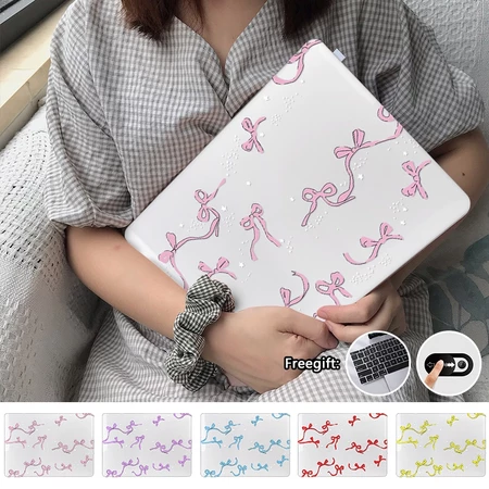 Ốp In Hình Nơ Đẹp Có Vỏ Bàn Phím Cho 2026 Macbook Neo A3404 Pro14 '' M5 A3434 A3426 Air13 '' M5 A3449 Air13.6 M4 M3 2022 Pro13 M2 M1 A2338 Air 2020 M1 A2337 Retina13 A1932