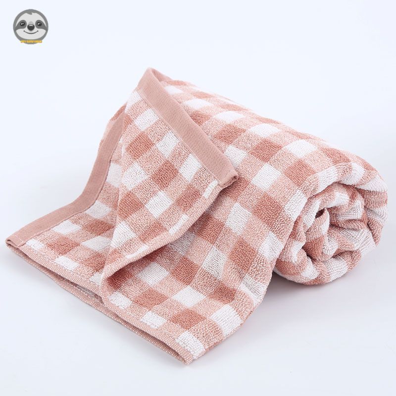Phong cách Nhật Bản Muji Style / Khăn tắm kẻ sọc Cotton / Khăn tắm dày mềm / Khăn tắm đơn giản / Khăn tắm thấm hút thoải mái / Khăn đi biển
