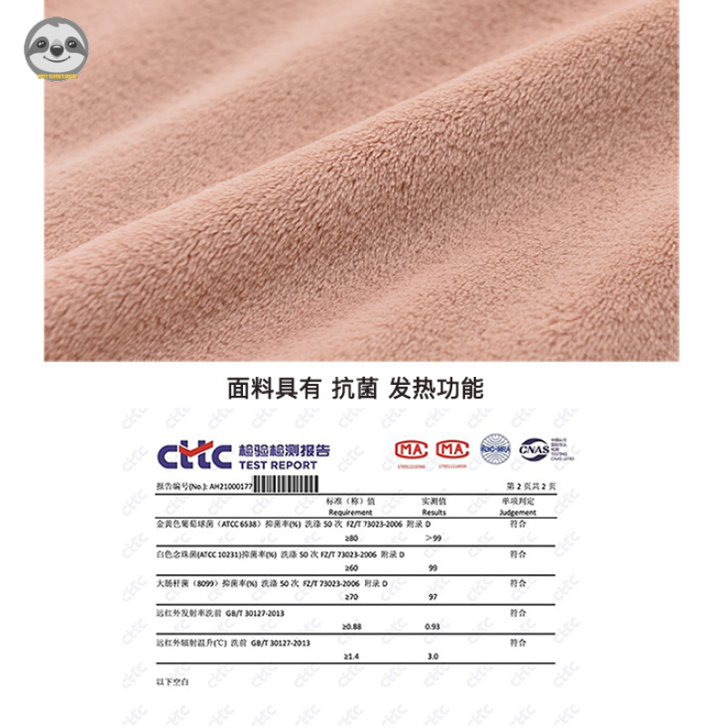 Bộ Đồ Ngủ Bằng Sợi Micro Mềm Mại Dày Dặn Ấm Áp Kháng Khuẩn Thoải Mái Phong Cách Muji Nhật Bản