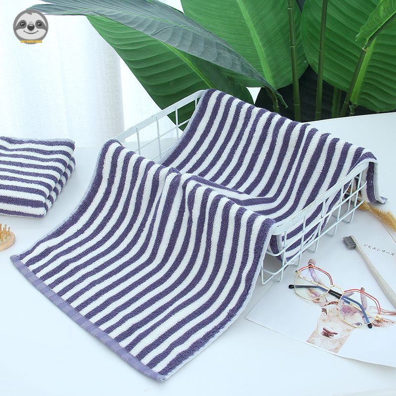 Phong cách Nhật Bản Muji / Khăn sọc / Khăn thấm Cotton / Khăn mềm Terry / Khăn mặt đơn giản trong phòng tắm