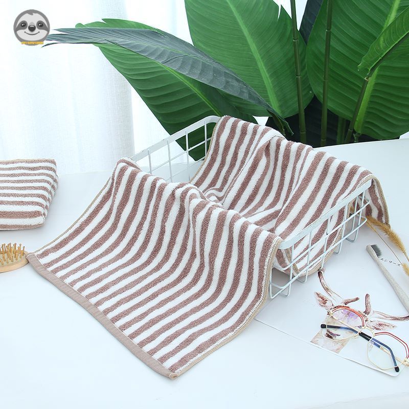 Phong cách Nhật Bản Muji / Khăn sọc / Khăn thấm Cotton / Khăn mềm Terry / Khăn mặt đơn giản trong phòng tắm