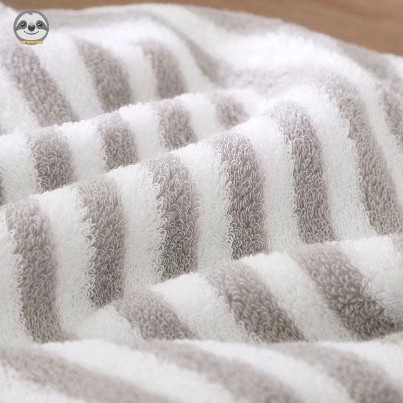 Phong cách Nhật Bản Muji / Khăn sọc / Khăn thấm Cotton / Khăn mềm Terry / Khăn mặt đơn giản trong phòng tắm