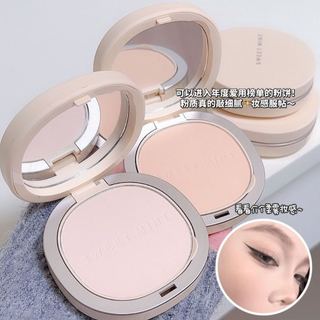 Phấn Phủ Bạc Hà Ngọt Ngào Kiểm Soát Dầu Làm Sáng Tông Màu Da Kèm Gương Trang Điểm Nhỏ Gọn