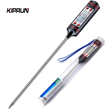 Kiprun Nhiệt Kế Thực Phẩm Kỹ Thuật Số, Nhiệt Kế Cho Thịt Nước Sữa Nấu Ăn Thực Phẩm BBQ Lò Nướng Điện Tử Nhiệt Kế Dụng Cụ Nhà Bếp