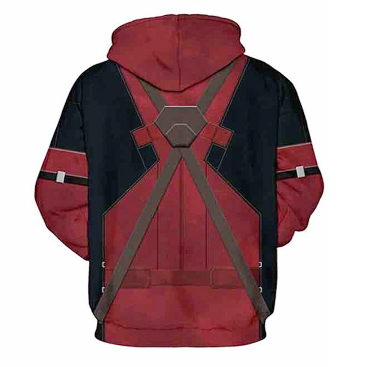 Áo Hoodie Deadpool Áo len siêu anh hùng Áo khoác in 3D unisex Chui đầu