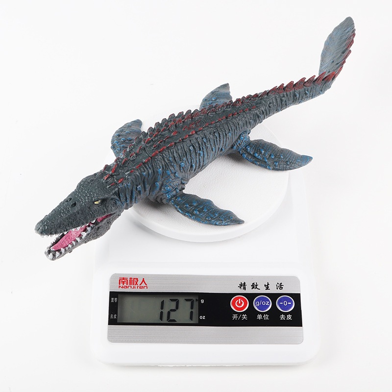 Sinh vật biển kỷ Jura khủng long mosasaur trượt răng khủng long mô phỏng động vật mô hình bể cá trang trí nhà cửa đồ trang trí