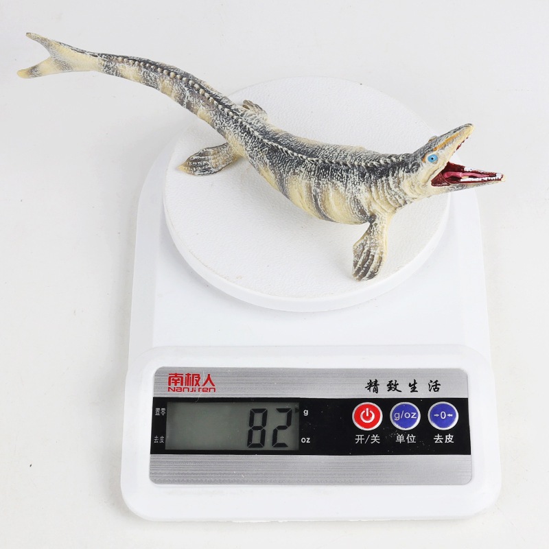 Trẻ em mô phỏng rắn Mô hình khủng long biển Mosasaurus Velociraptor, đồ chơi động vật trang trí tĩnh