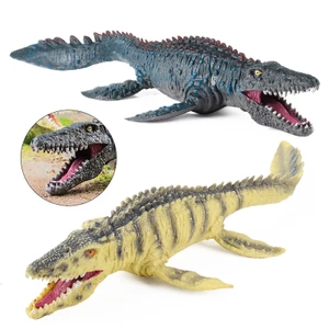 Sinh vật biển kỷ Jura khủng long mosasaur trượt răng khủng long mô phỏng động vật mô hình bể cá trang trí nhà cửa đồ trang trí
