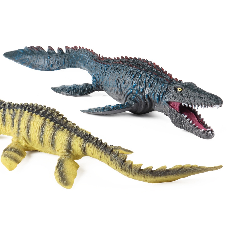 Sinh vật biển kỷ Jura khủng long mosasaur trượt răng khủng long mô phỏng động vật mô hình bể cá trang trí nhà cửa đồ trang trí
