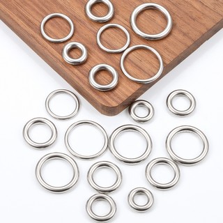 Vòng tròn liền mạch bằng thép không gỉ Trang sức Nhẫn đơn Phụ kiện DIY