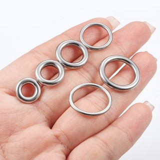 Vòng tròn liền mạch bằng thép không gỉ Trang sức Nhẫn đơn Phụ kiện DIY